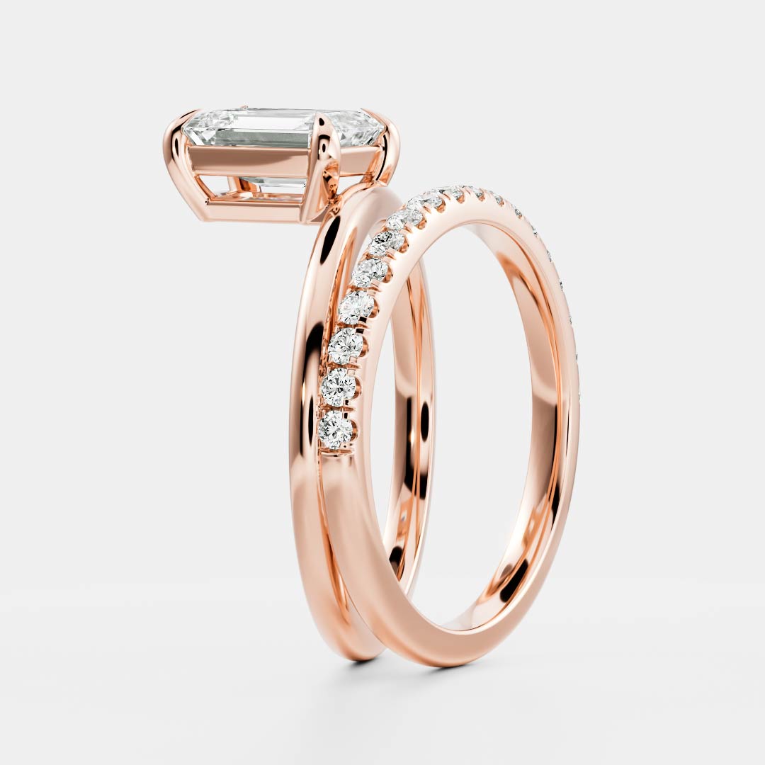 Marquise Cut Cluster Styled Lab Grown Diamond Engagement Ring