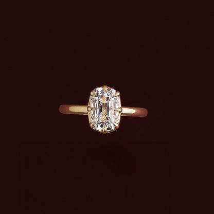 Marquise Cut Cluster Styled Lab Grown Diamond Engagement Ring