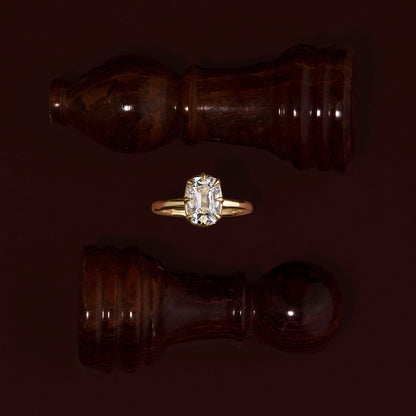 Marquise Cut Cluster Styled Lab Grown Diamond Engagement Ring