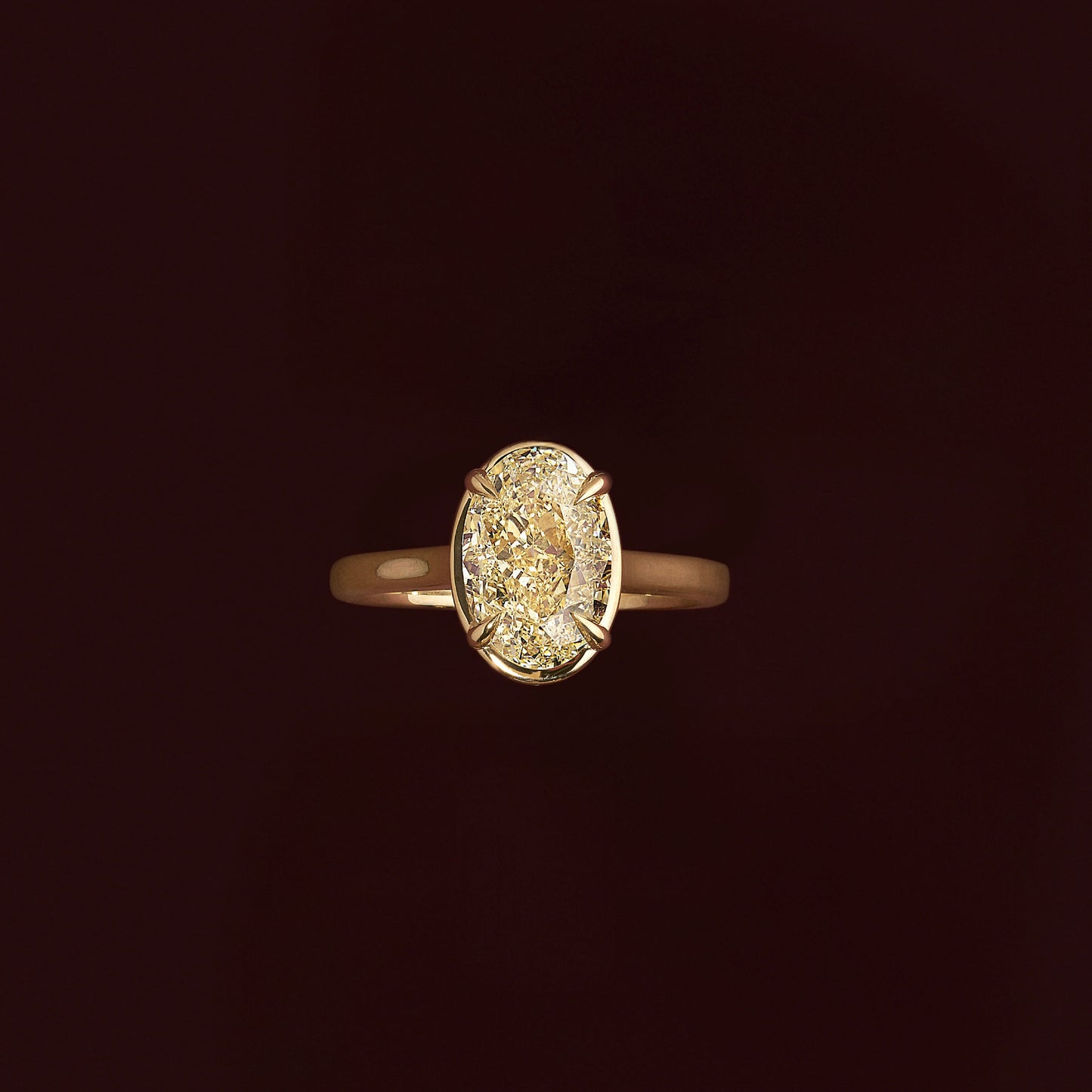 Marquise Cut Cluster Styled Lab Grown Diamond Engagement Ring