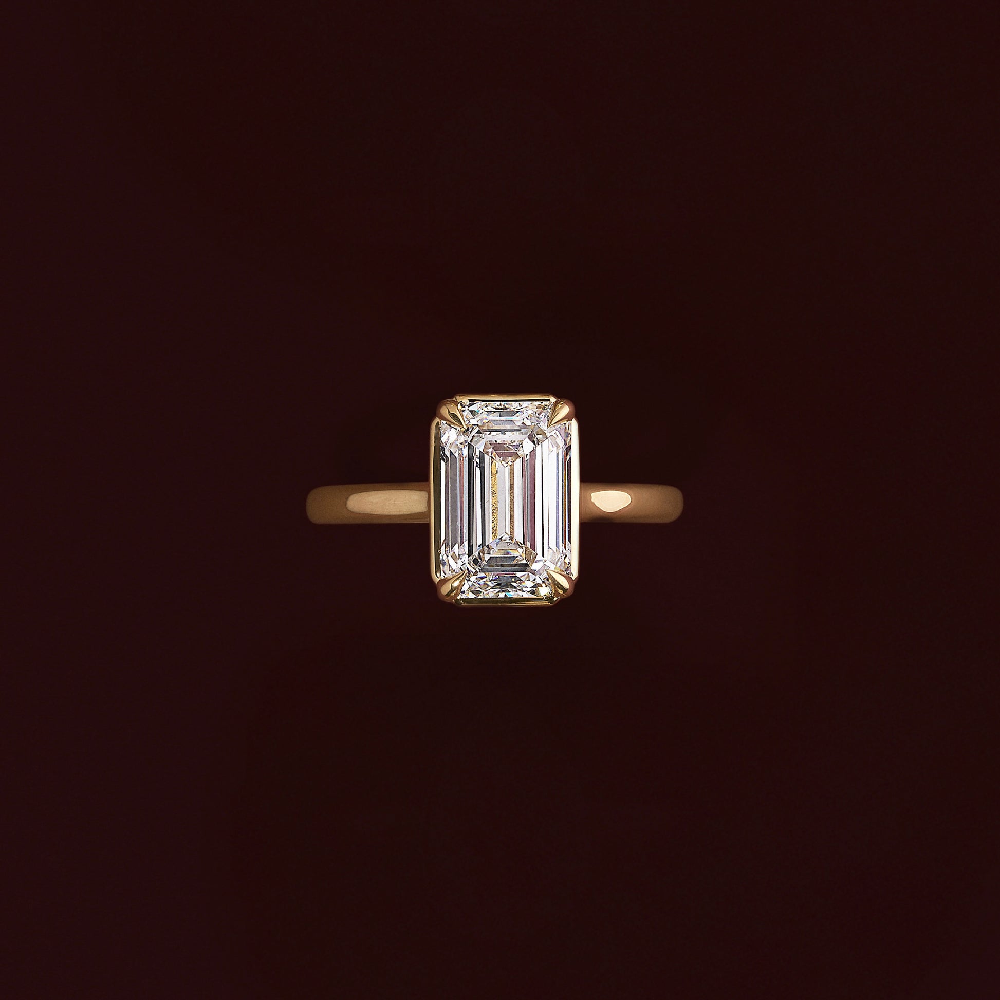 Marquise Cut Cluster Styled Lab Grown Diamond Engagement Ring