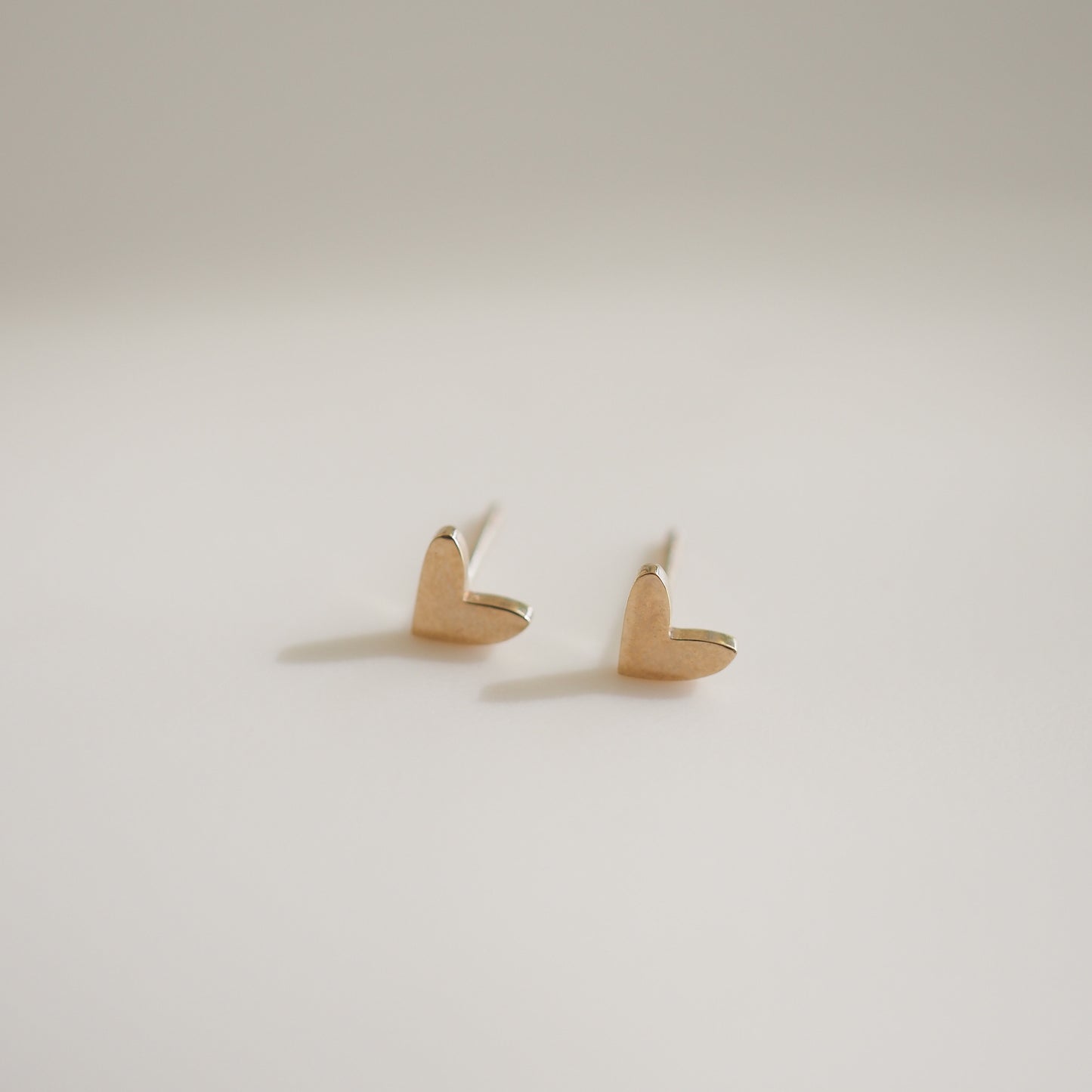 Heart Shaped Stud Earrings