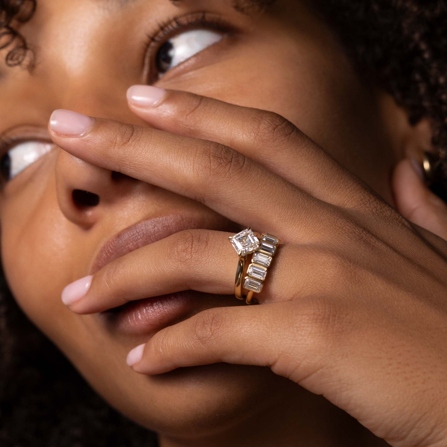 0.25 TCW Round Shaped Half Eternity Lab Grown Diamond Wedding Band