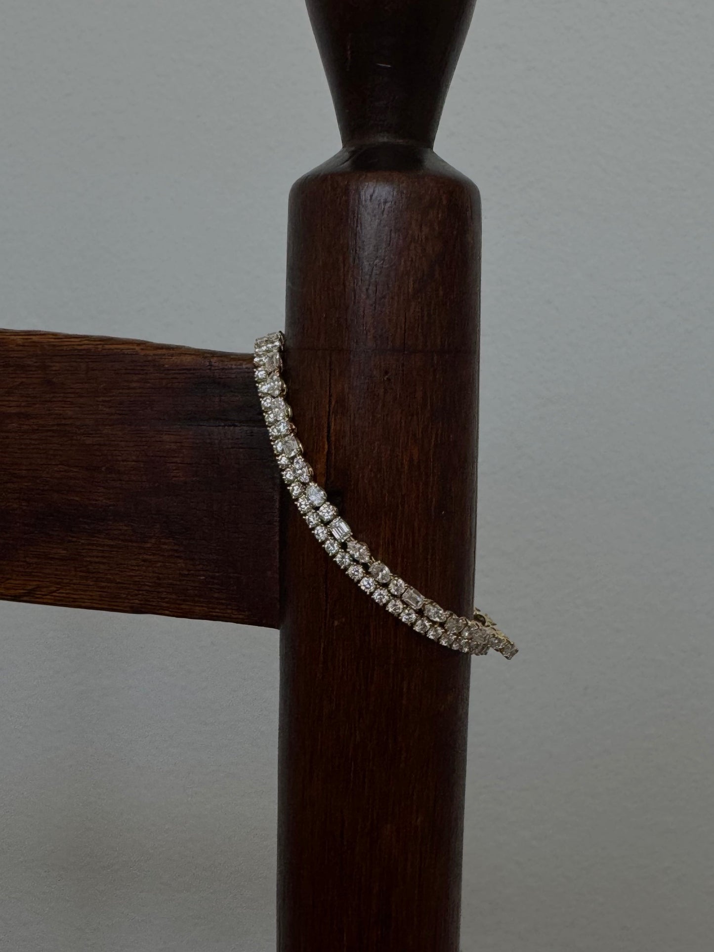 4.5 TCW Multi Stones Lab Grown Diamond Tennis Bracelet