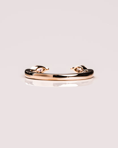 0.34 CT Marquise Stones Lab Grown Diamond open Wedding Band