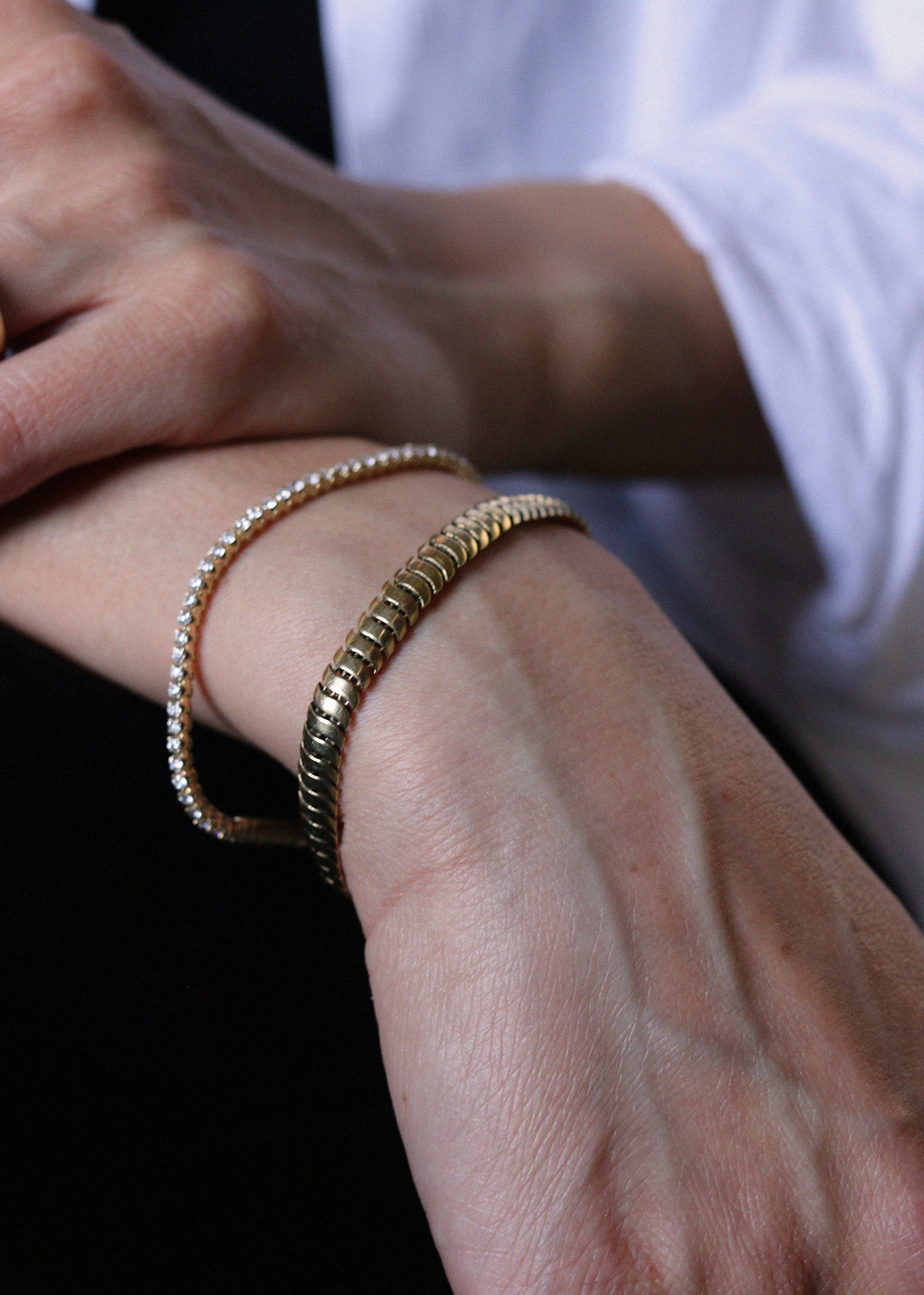 4 TCW Round Lab Grown Diamond Tennis Bracelet