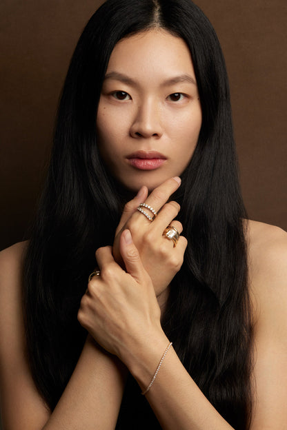 1.58 TCW Round Stones Lab Grown Diamond Tennis Bracelet