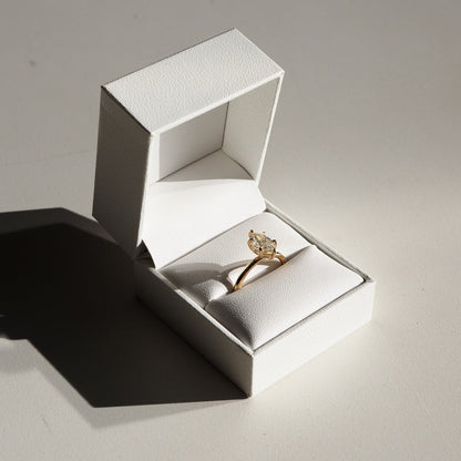 1 CT Marquise Cut  Solitaire Lab Grown Diamond Engagement Ring