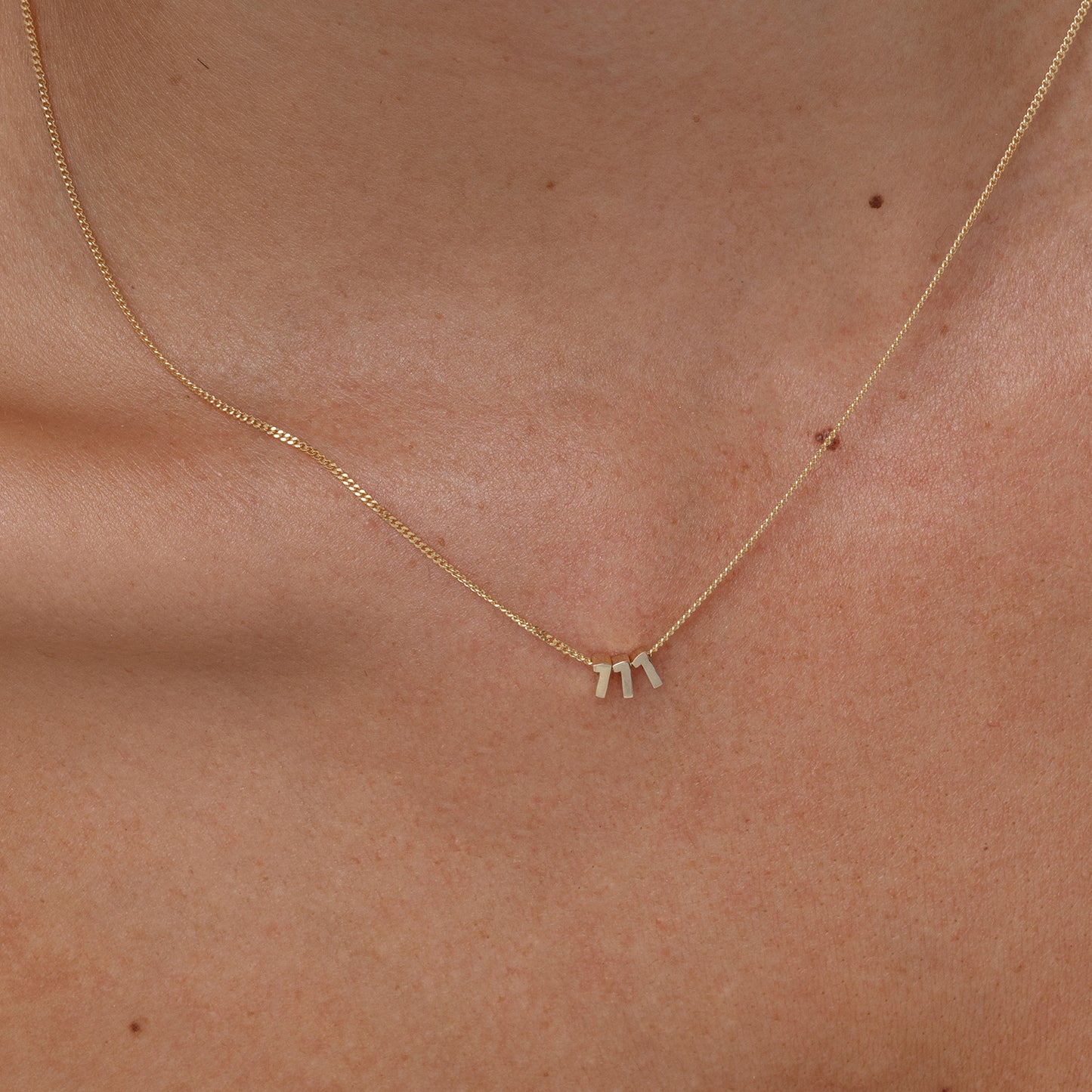 Number Chained Necklace