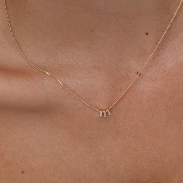 Number Chained Necklace