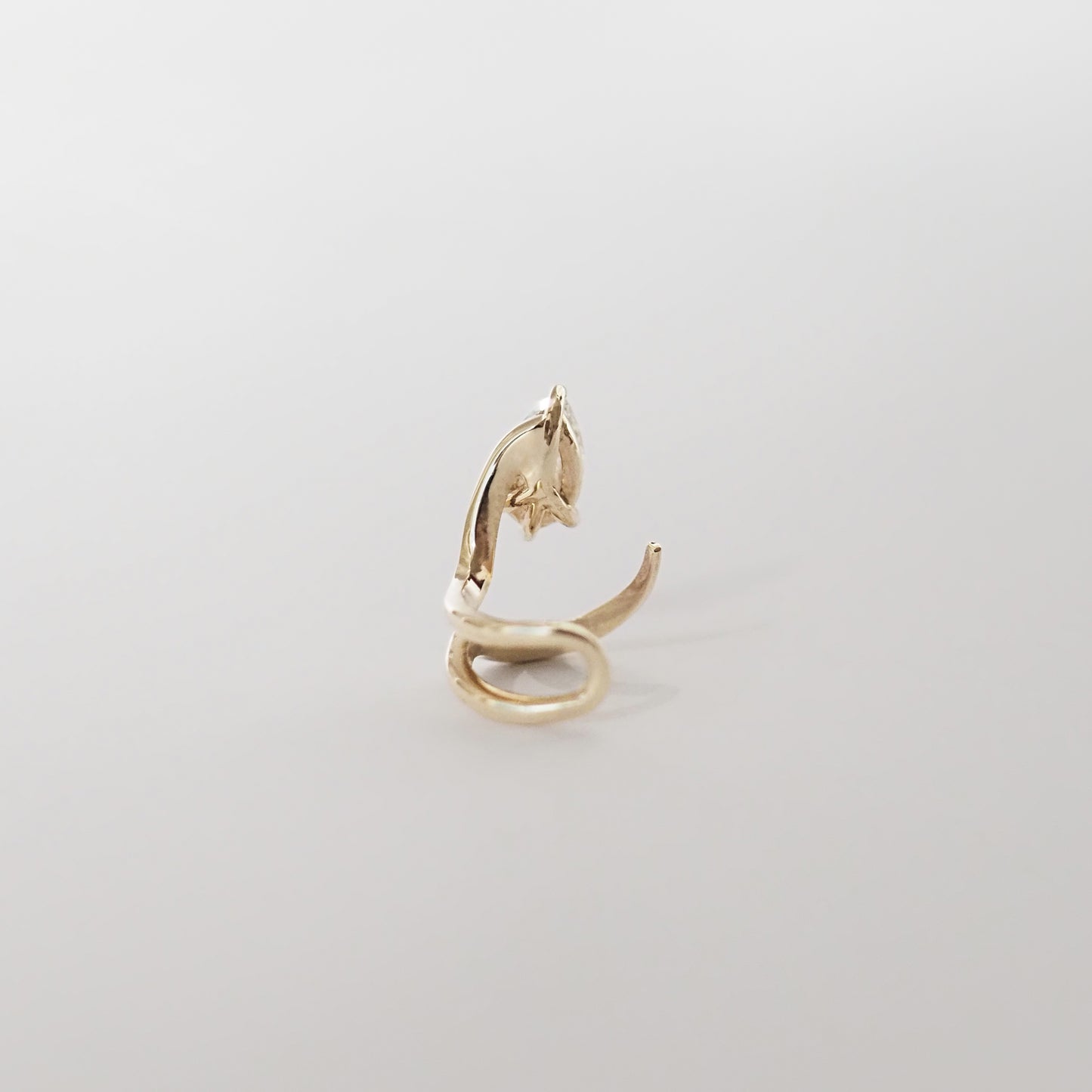 0.4 TCW Pear Shaped Lab Grown Diamond Ear Cuffs