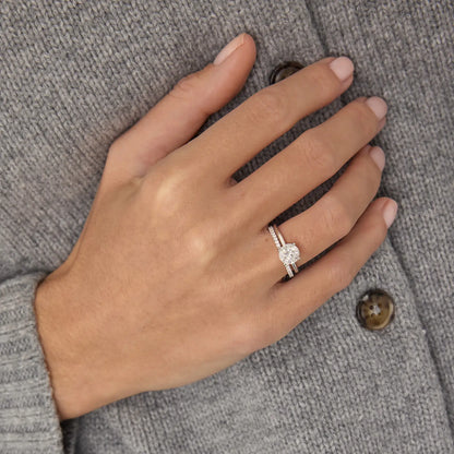 Timeless 1.3 CT Round Cut Solitaire Styled Lab Grown Diamond Engagement Ring