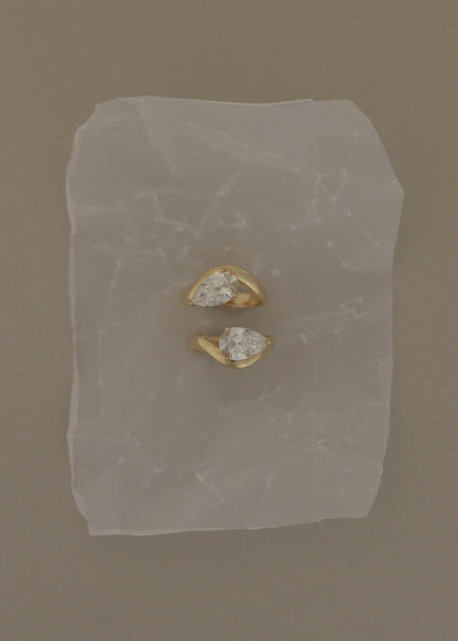 0.25 TCW Round Shaped Half Eternity Lab Grown Diamond Wedding Band