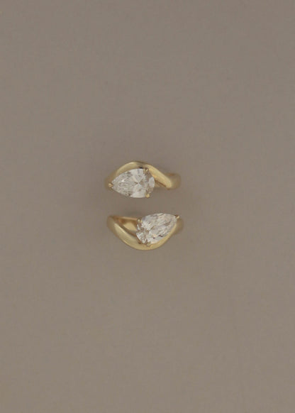 0.25 TCW Round Shaped Half Eternity Lab Grown Diamond Wedding Band