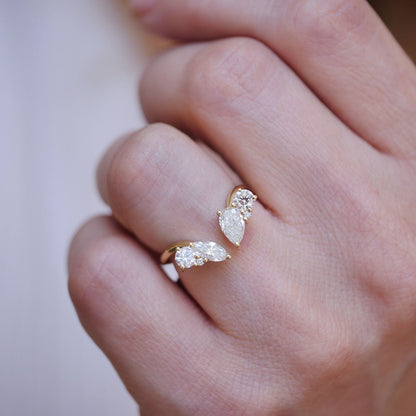 0.25 TCW Round Shaped Half Eternity Lab Grown Diamond Wedding Band