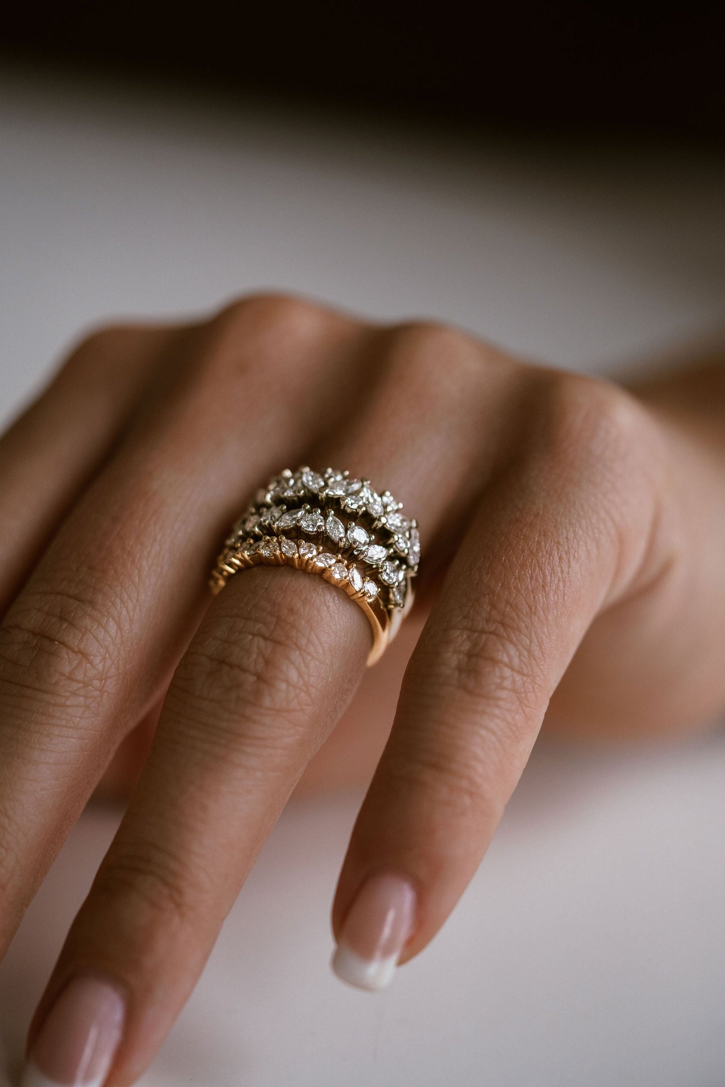 0.25 TCW Round Shaped Half Eternity Lab Grown Diamond Wedding Band