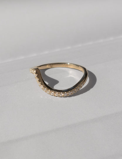 0.25 TCW Round Minimal Pave Lab Grown Wedding Band