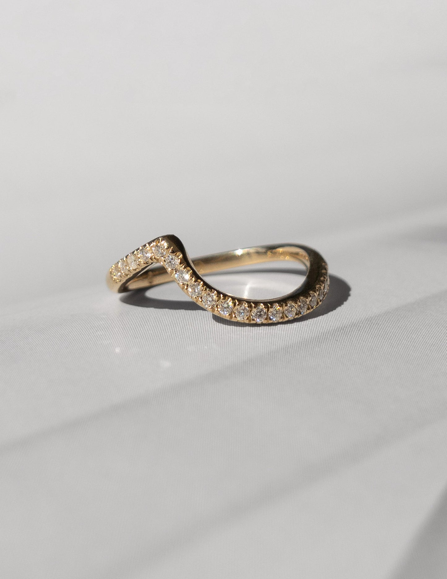 0.25 TCW Round Minimal Pave Lab Grown Wedding Band