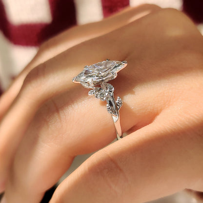 Cushion Hidden Halo Lab Grown Diamond Engagement Ring