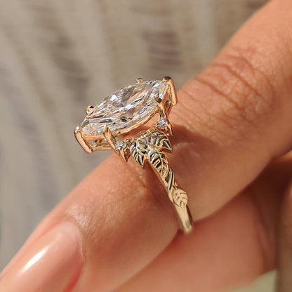 Cushion Hidden Halo Lab Grown Diamond Engagement Ring