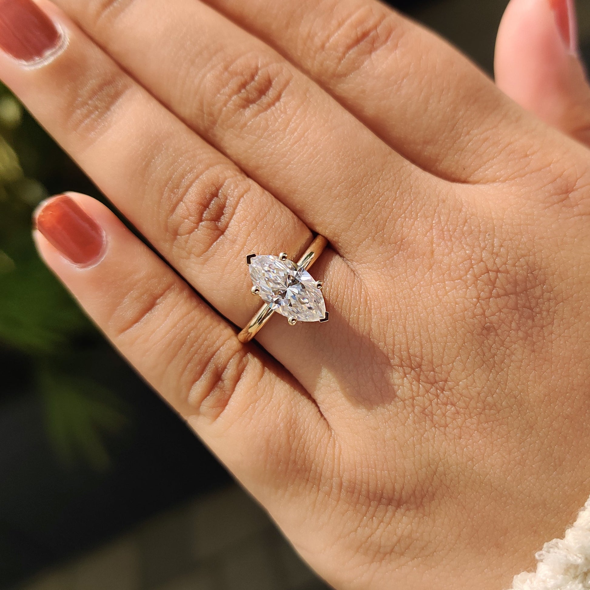 Cushion Hidden Halo Lab Grown Diamond Engagement Ring