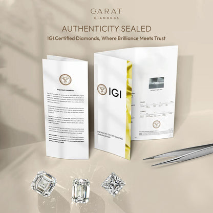 Cushion Hidden Halo Lab Grown Diamond Engagement Ring