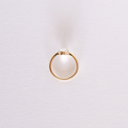 Cushion Hidden Halo Lab Grown Diamond Engagement Ring