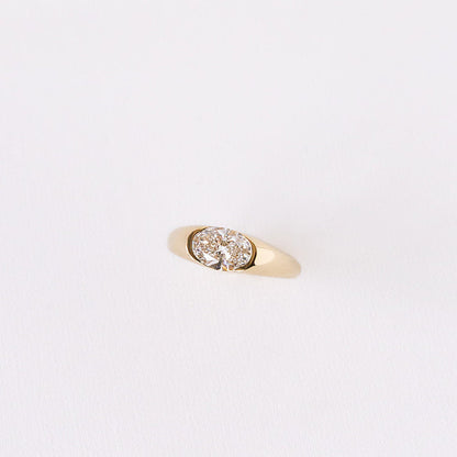 Cushion Hidden Halo Lab Grown Diamond Engagement Ring
