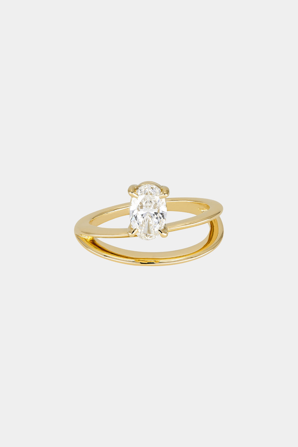Marquise Shaped Three Stone Lab Grown Diamond Engagement Ring