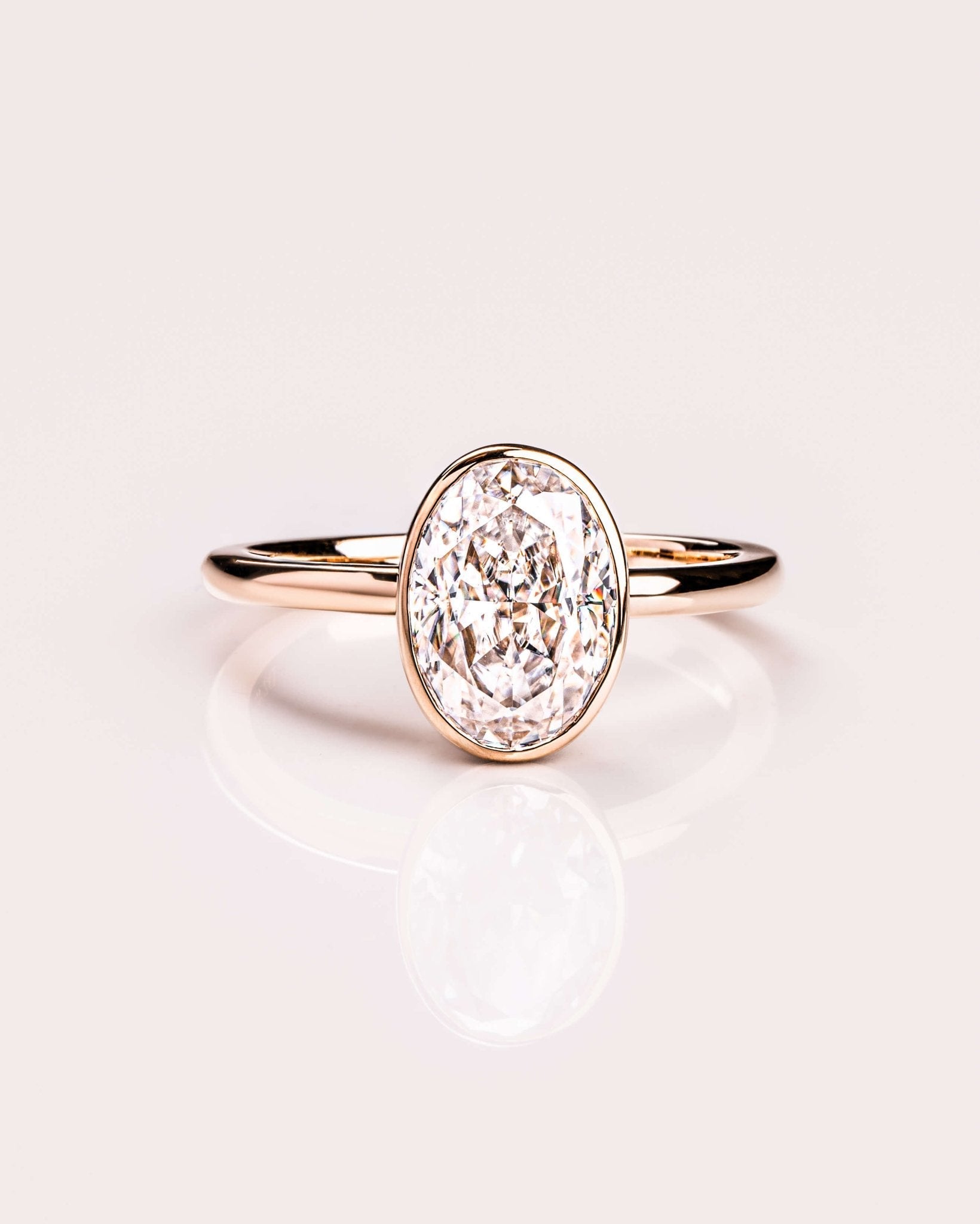 Cushion Hidden Halo Lab Grown Diamond Engagement Ring