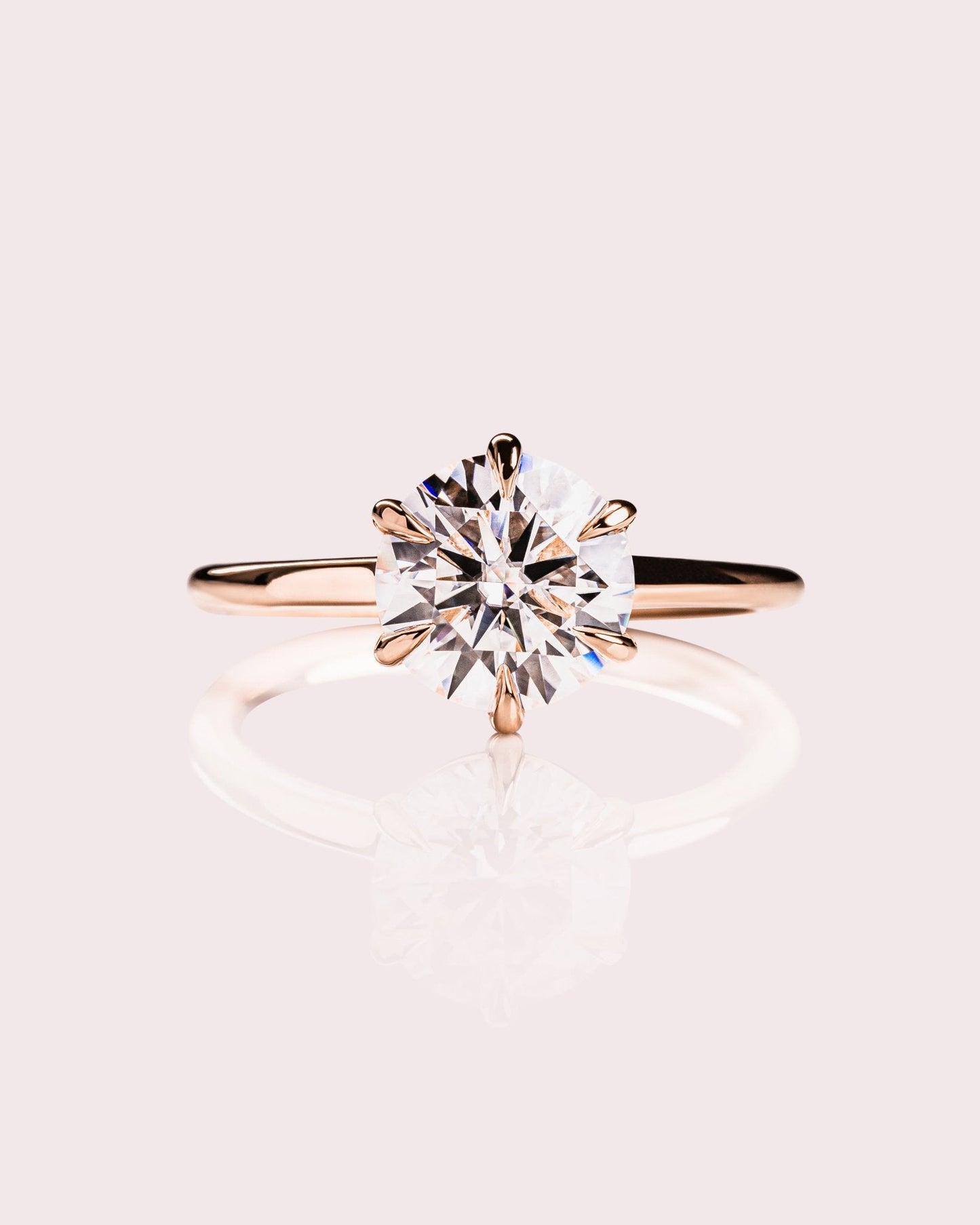Cushion Hidden Halo Lab Grown Diamond Engagement Ring