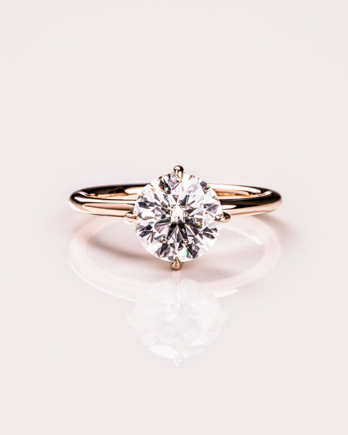 Cushion Hidden Halo Lab Grown Diamond Engagement Ring