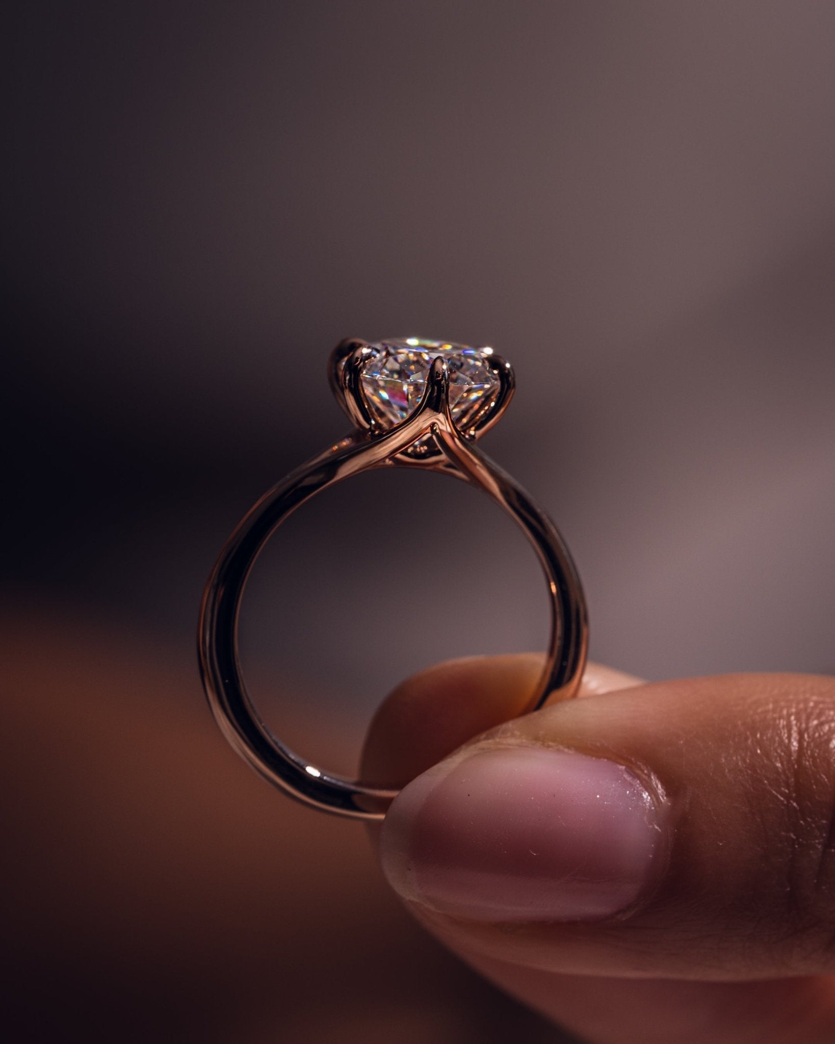 Cushion Hidden Halo Lab Grown Diamond Engagement Ring