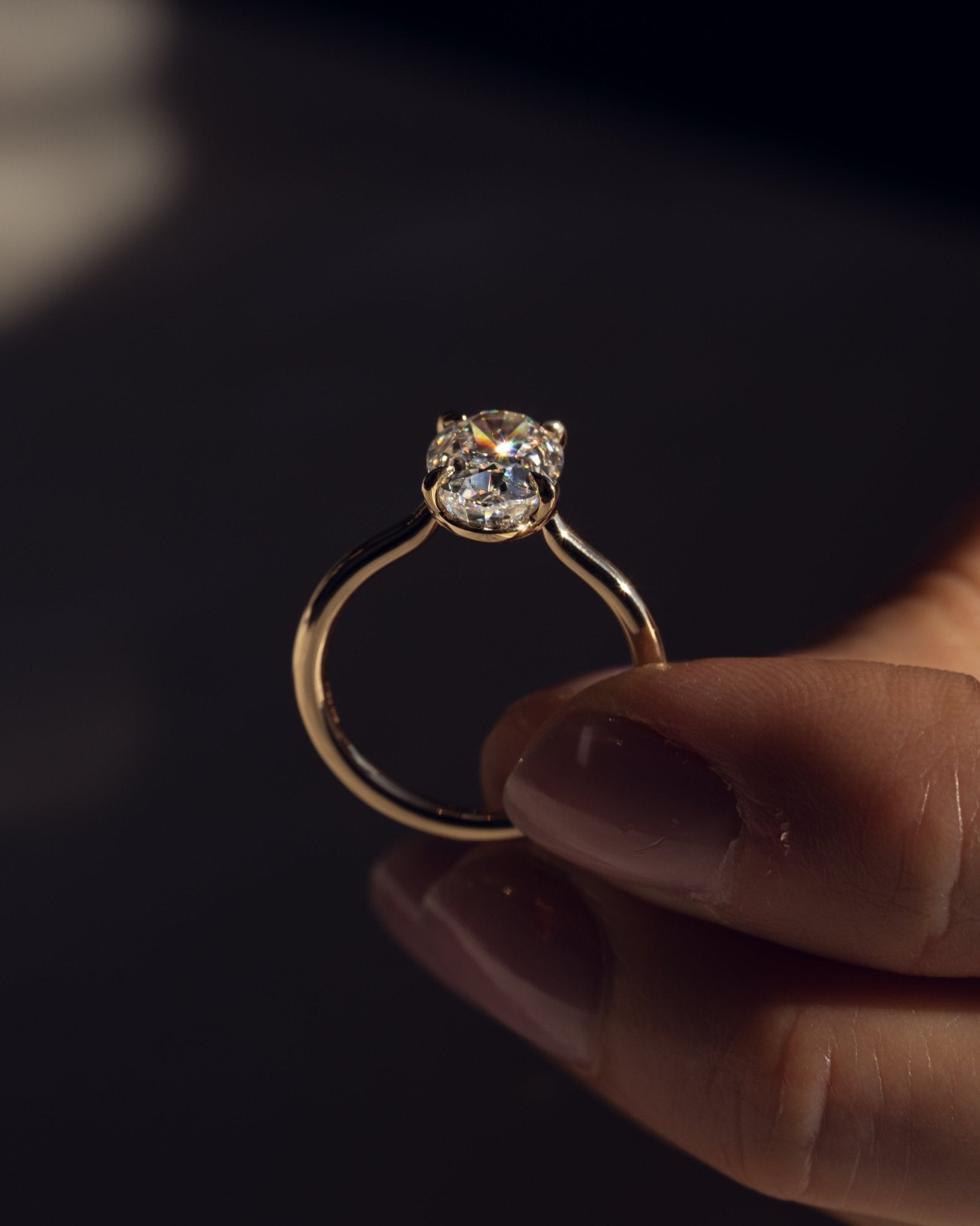 Cushion Hidden Halo Lab Grown Diamond Engagement Ring