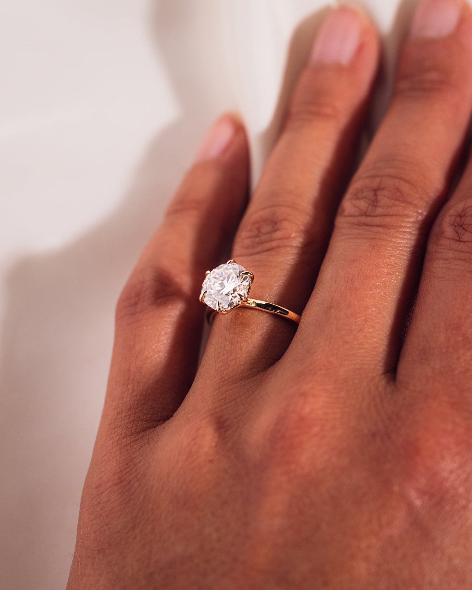 Cushion Hidden Halo Lab Grown Diamond Engagement Ring