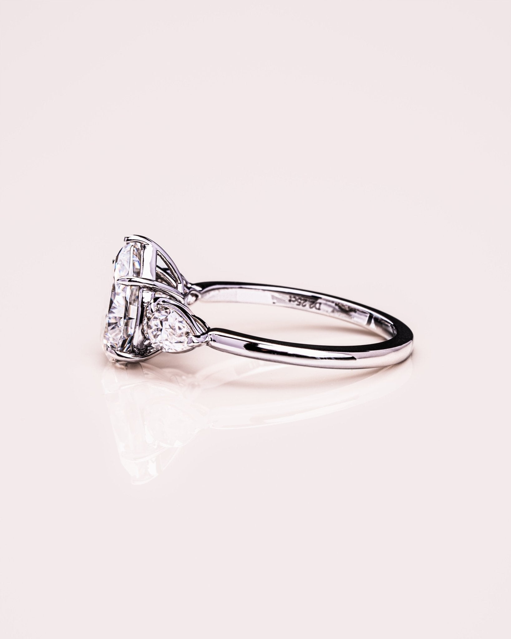 Cushion Hidden Halo Lab Grown Diamond Engagement Ring