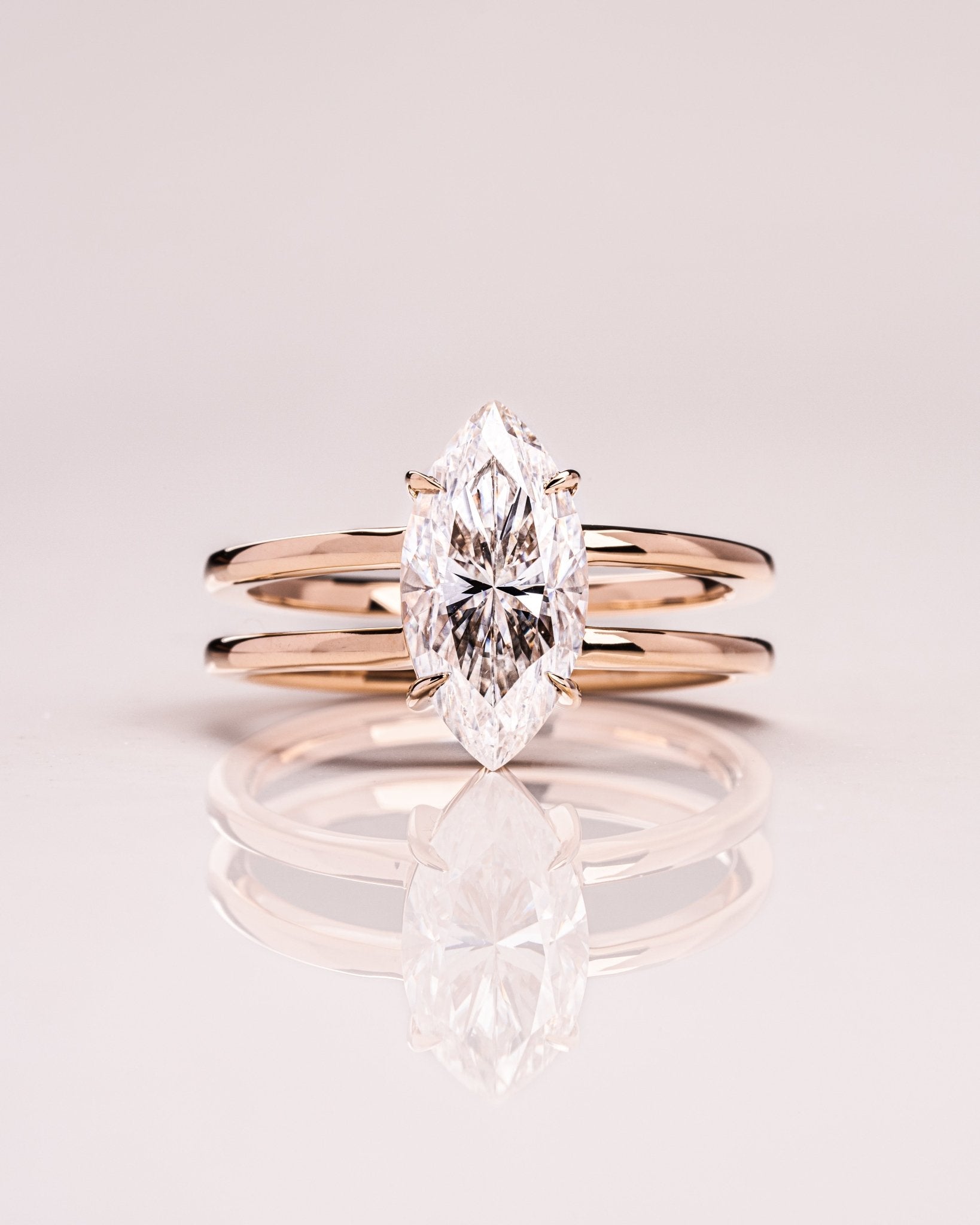 Cushion Hidden Halo Lab Grown Diamond Engagement Ring