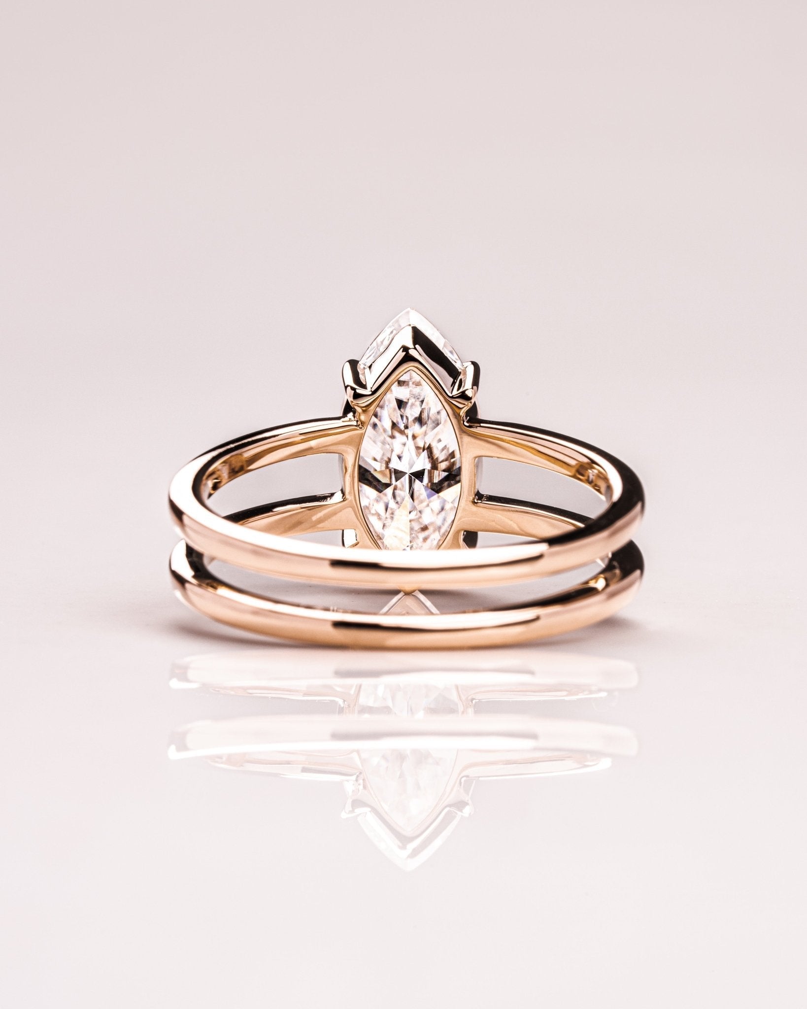 Cushion Hidden Halo Lab Grown Diamond Engagement Ring