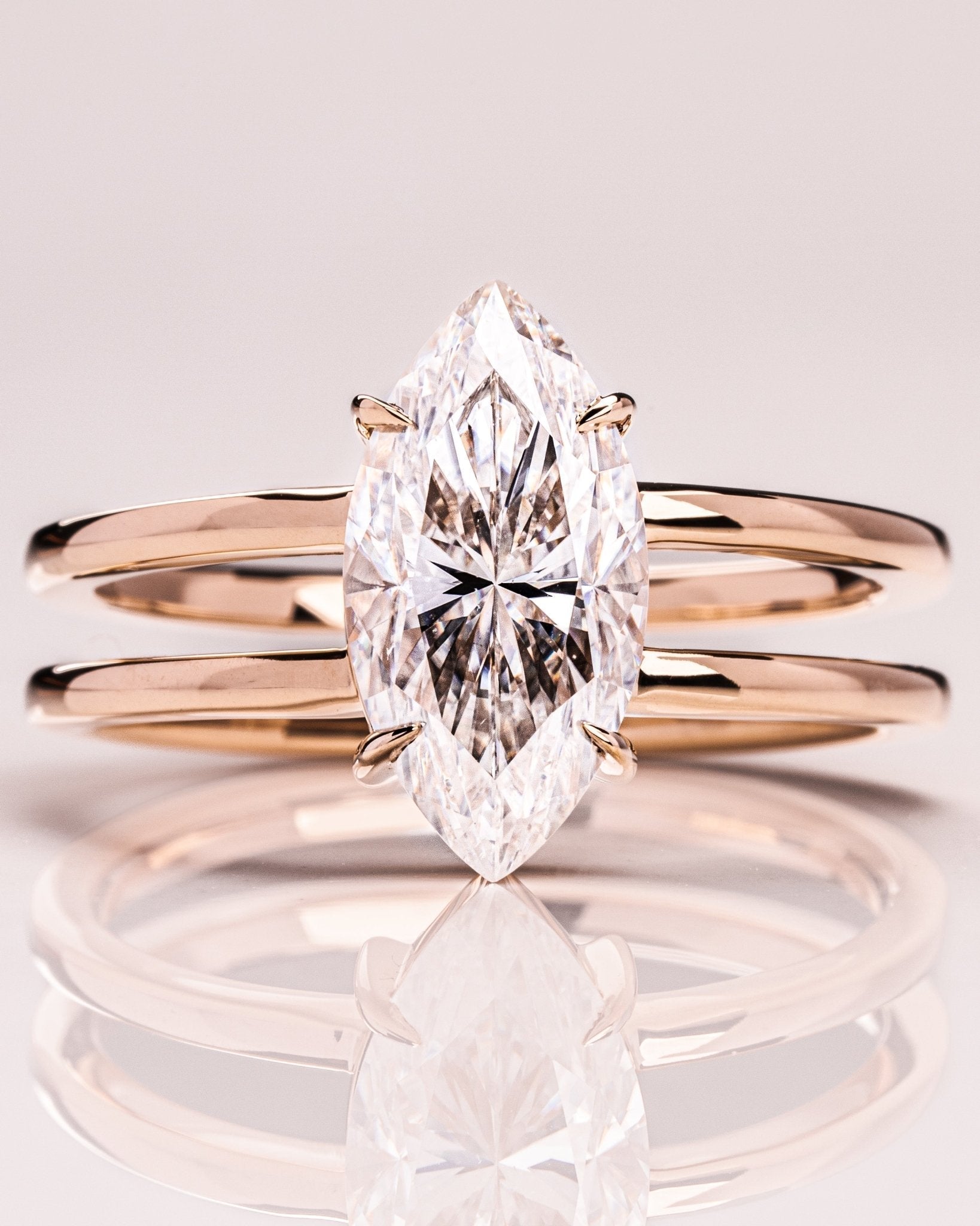 Cushion Hidden Halo Lab Grown Diamond Engagement Ring