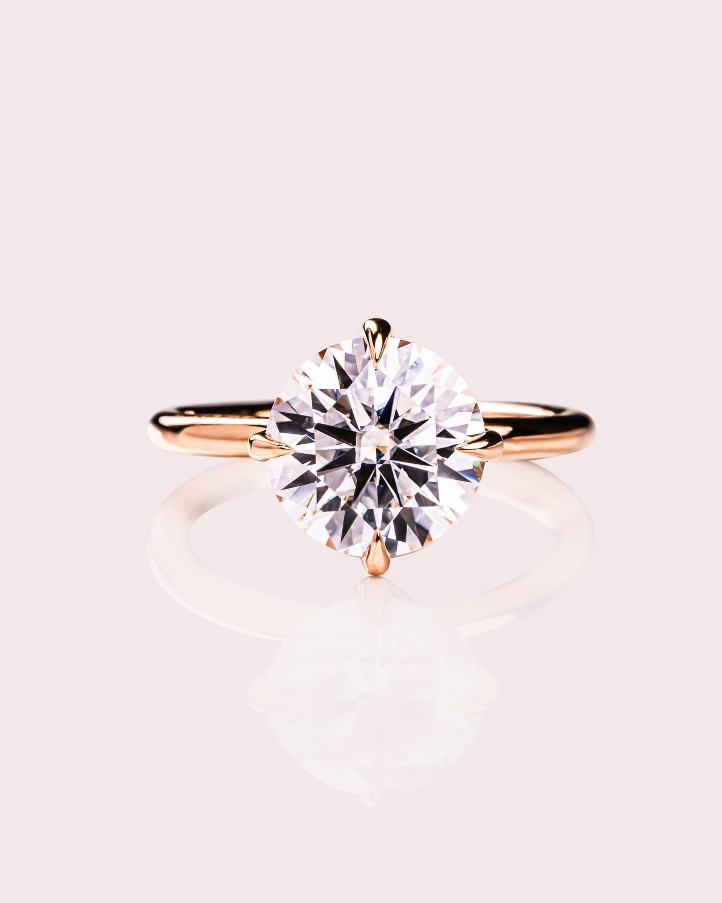 Cushion Hidden Halo Lab Grown Diamond Engagement Ring
