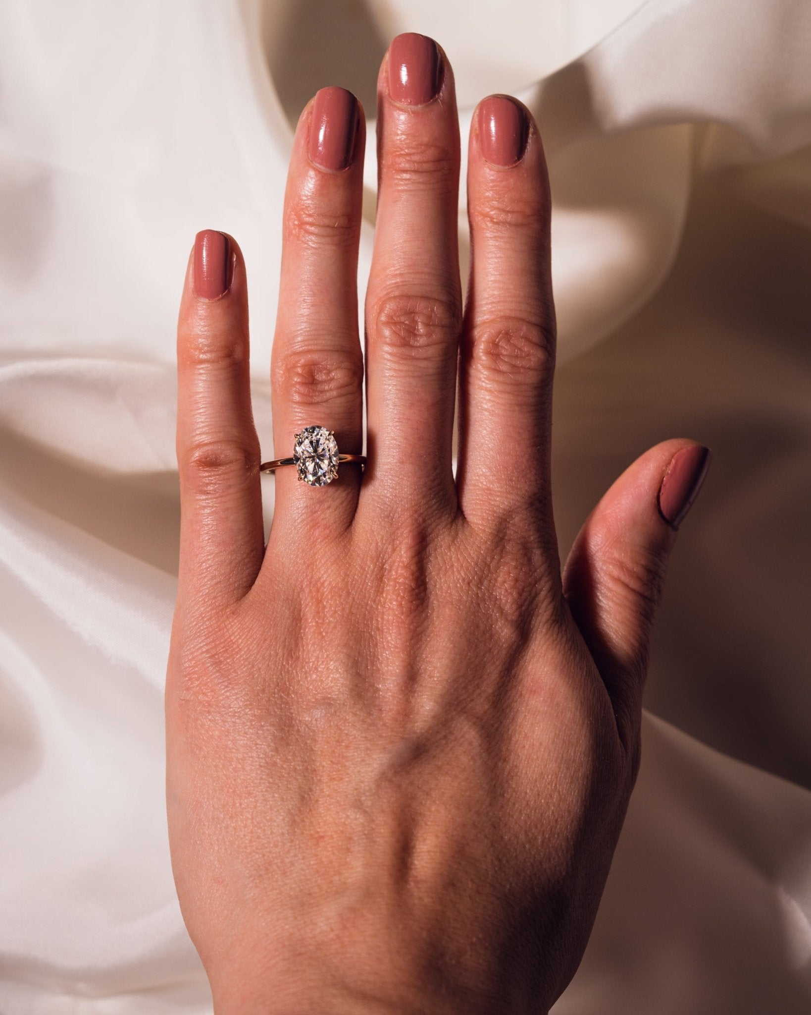 Cushion Hidden Halo Lab Grown Diamond Engagement Ring