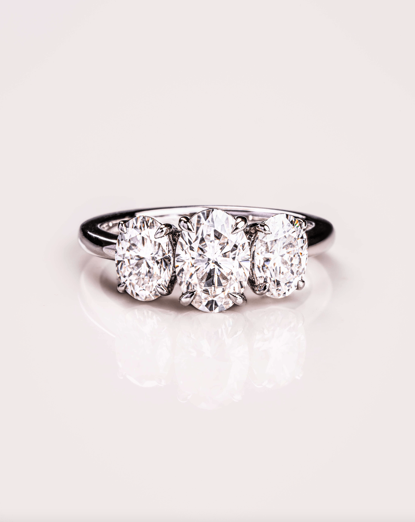 Cushion Hidden Halo Lab Grown Diamond Engagement Ring