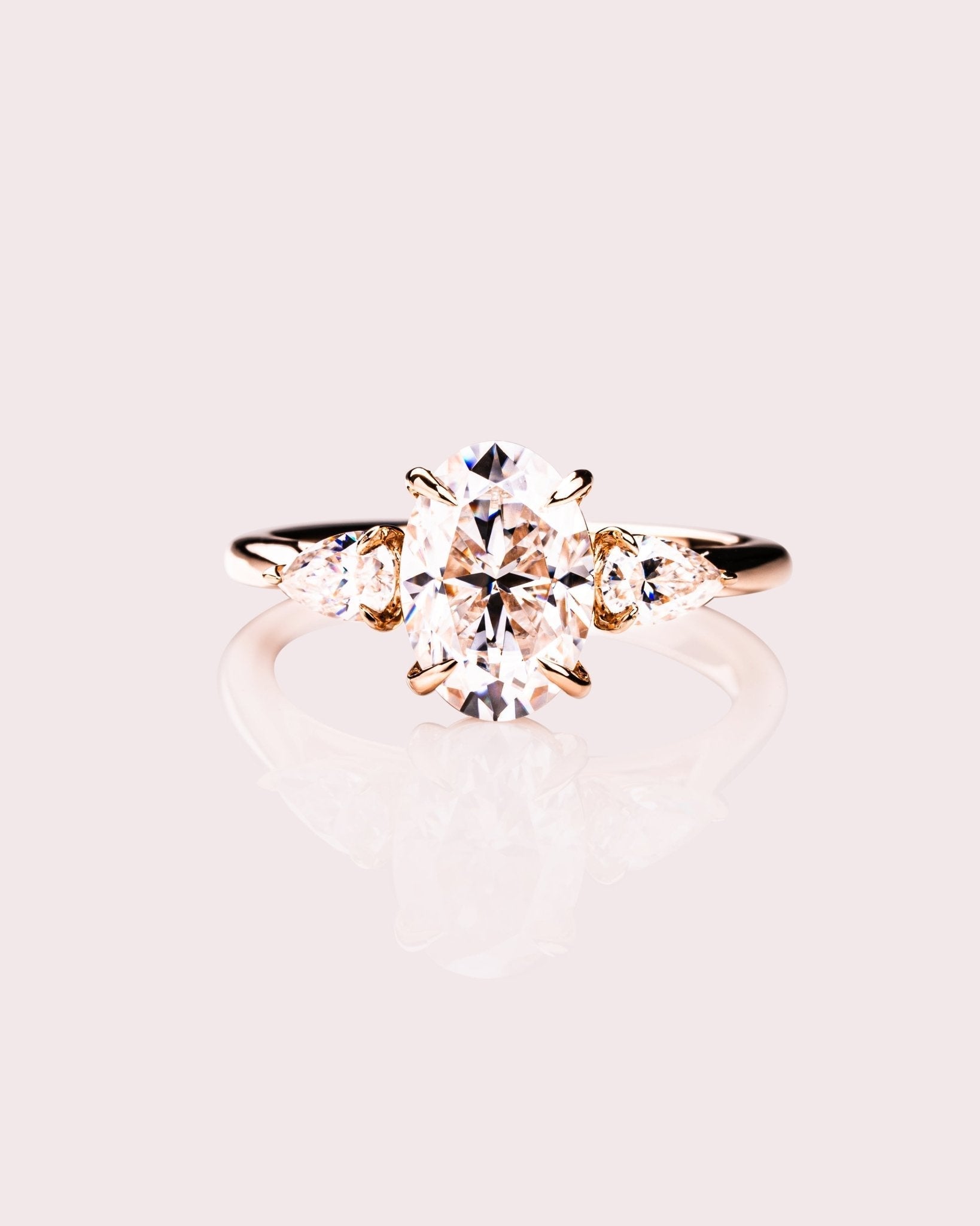 Cushion Hidden Halo Lab Grown Diamond Engagement Ring