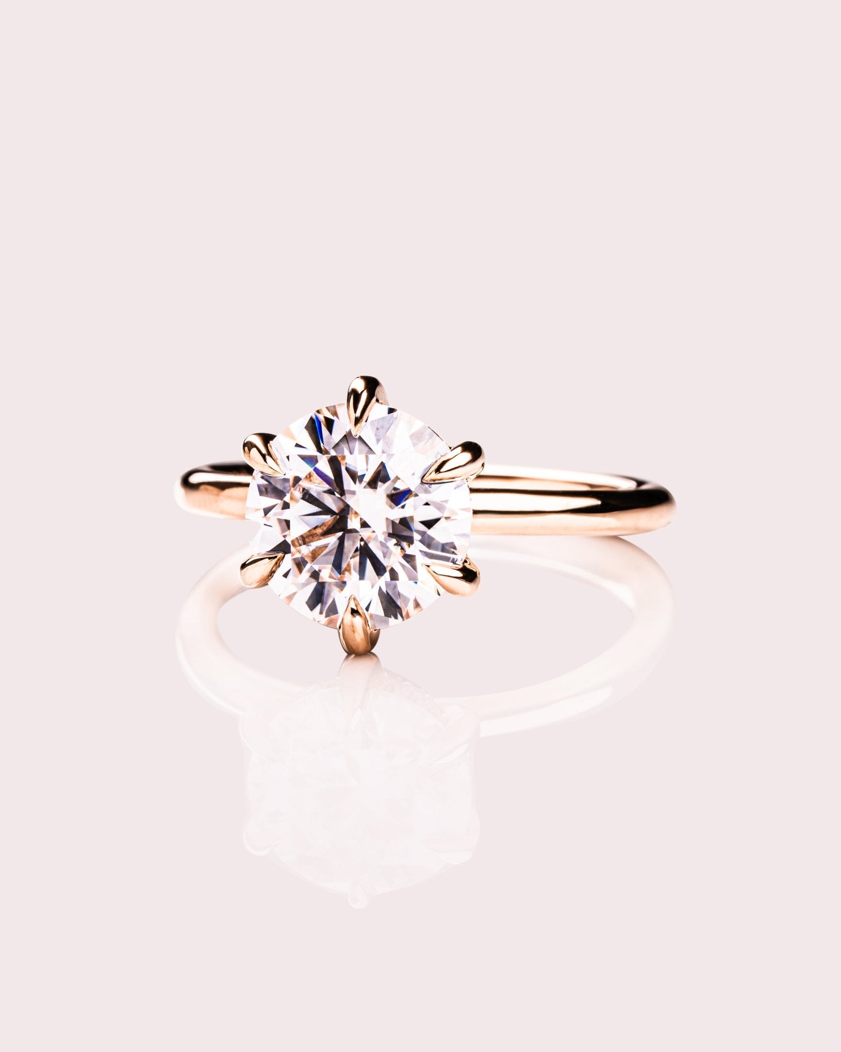 Cushion Hidden Halo Lab Grown Diamond Engagement Ring