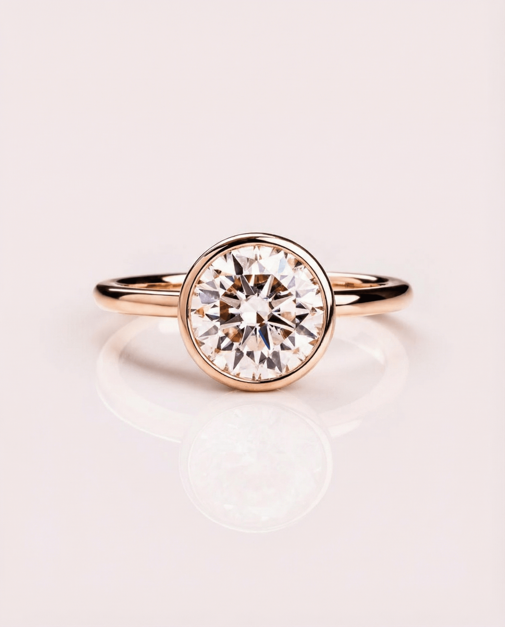 Cushion Hidden Halo Lab Grown Diamond Engagement Ring
