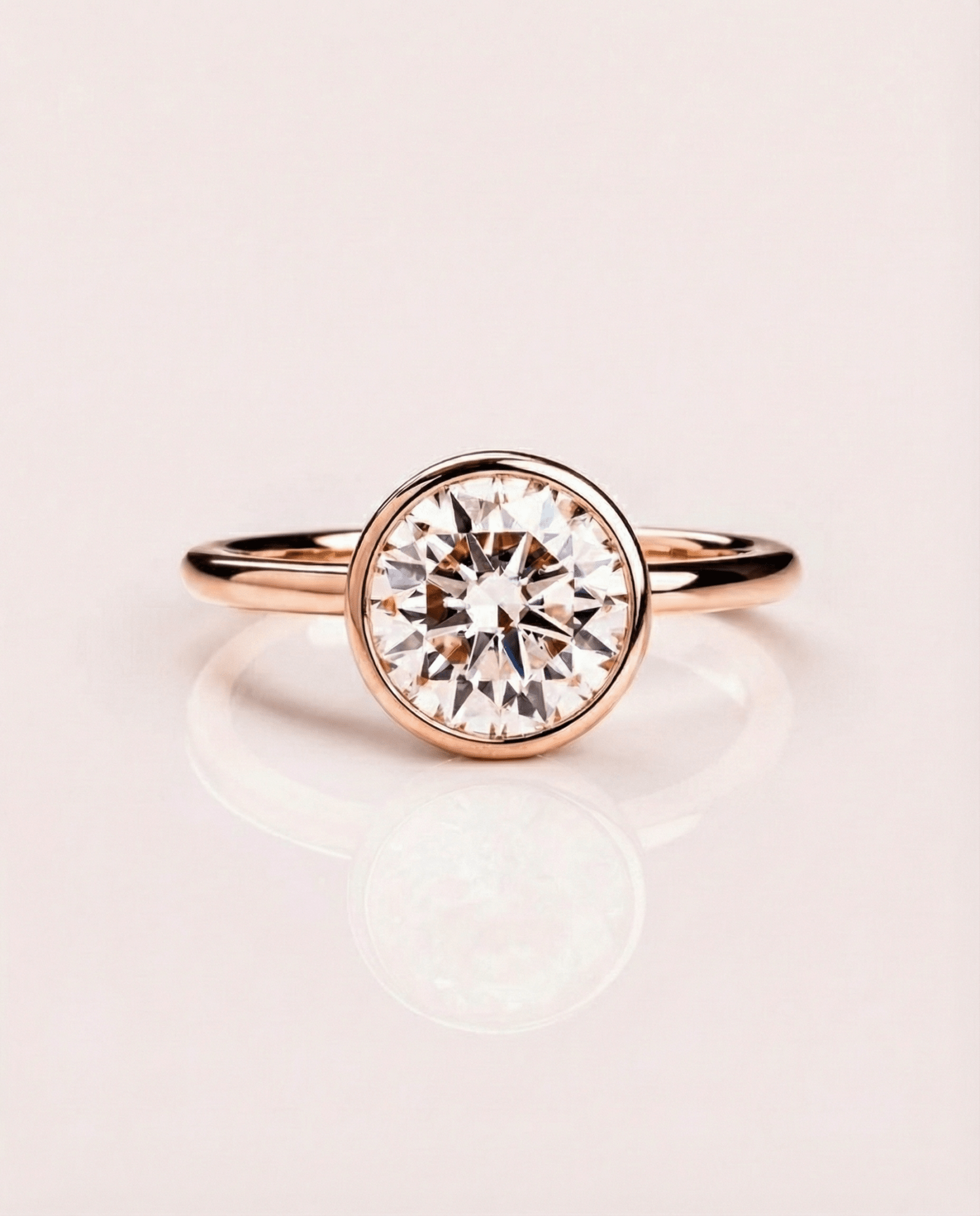 Cushion Hidden Halo Lab Grown Diamond Engagement Ring