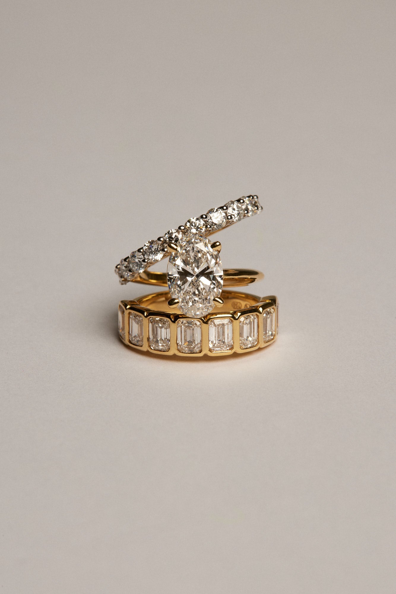 0.25 TCW Round Shaped Half Eternity Lab Grown Diamond Wedding Band