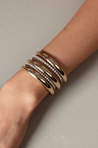 5 TCW Round Stones Lab Grown Diamond Tennis Bracelet