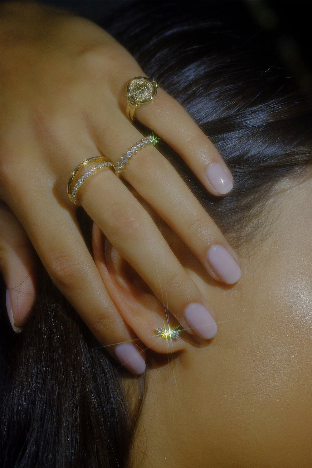 0.25 TCW Round Shaped Half Eternity Lab Grown Diamond Wedding Band