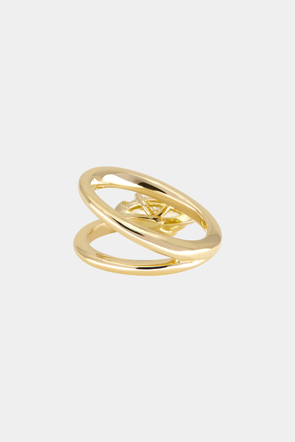 Marquise Shaped Three Stone Lab Grown Diamond Engagement Ring